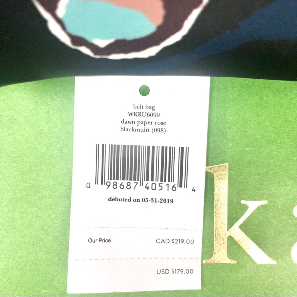 🎉HP🎉NWT Kate Spade Dawn “Paper Rose” Belt Bag - Picture 10 of 11